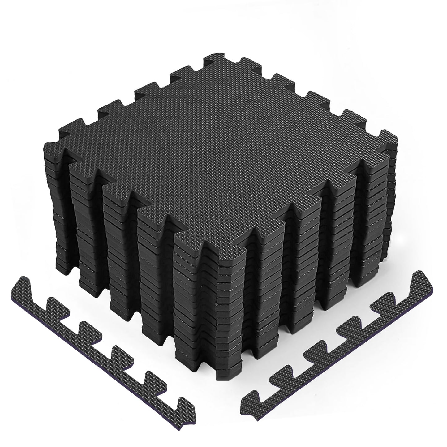 10PCS EVA FOAM MATS 30 X 30 BLACK