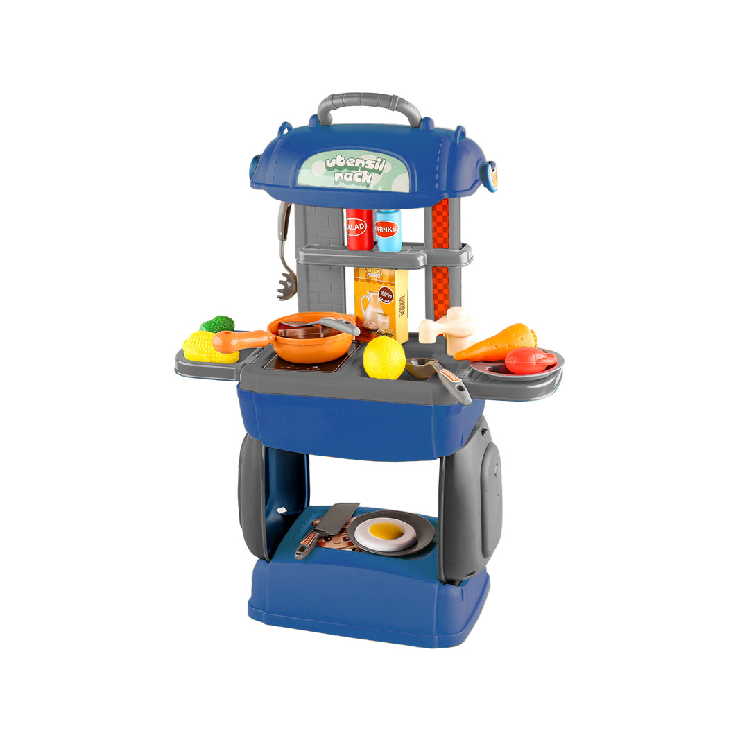 2 in 1 Kitchen Set Case Blue & Grey-SI-TY1136