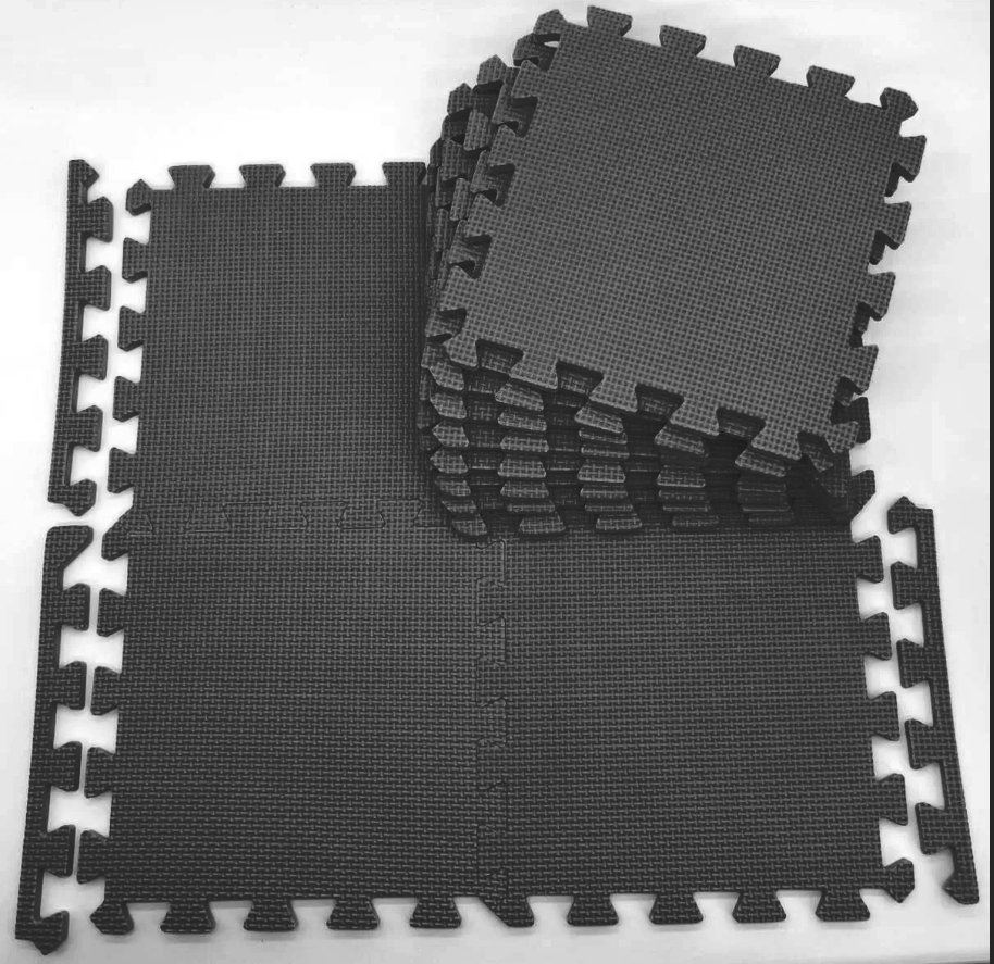 10PCS EVA FOAM MATS 30 X 30 BLACK