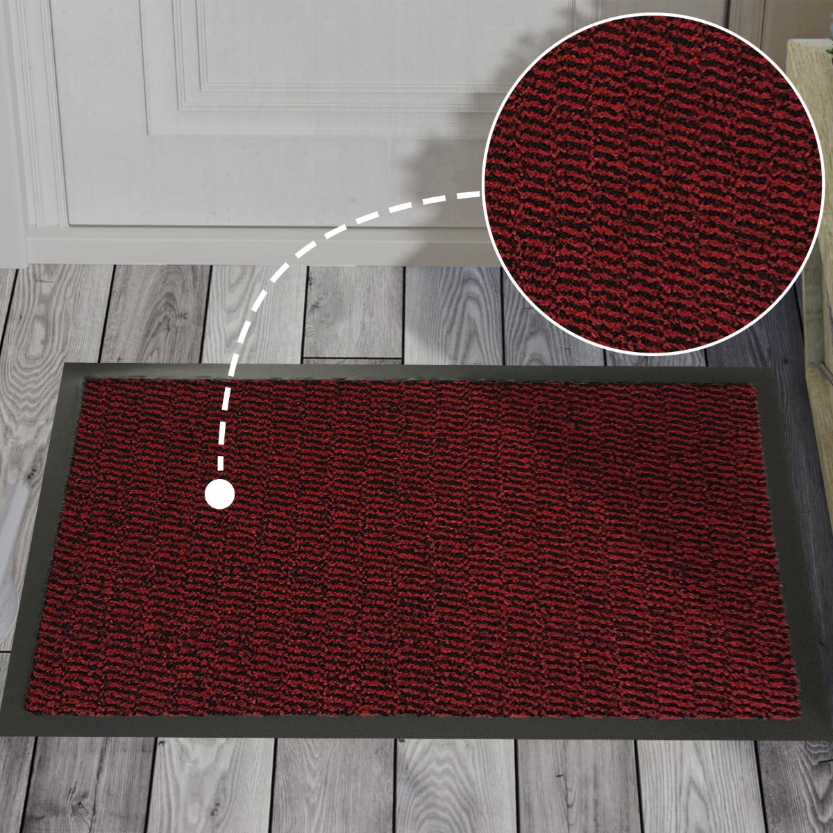 Red Barrier Mat 80 x 160cm