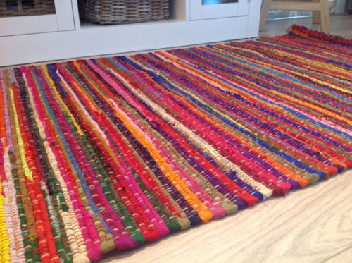 Hand Made Multicolor CHINDI 70X140 ..(SI-CR02)
