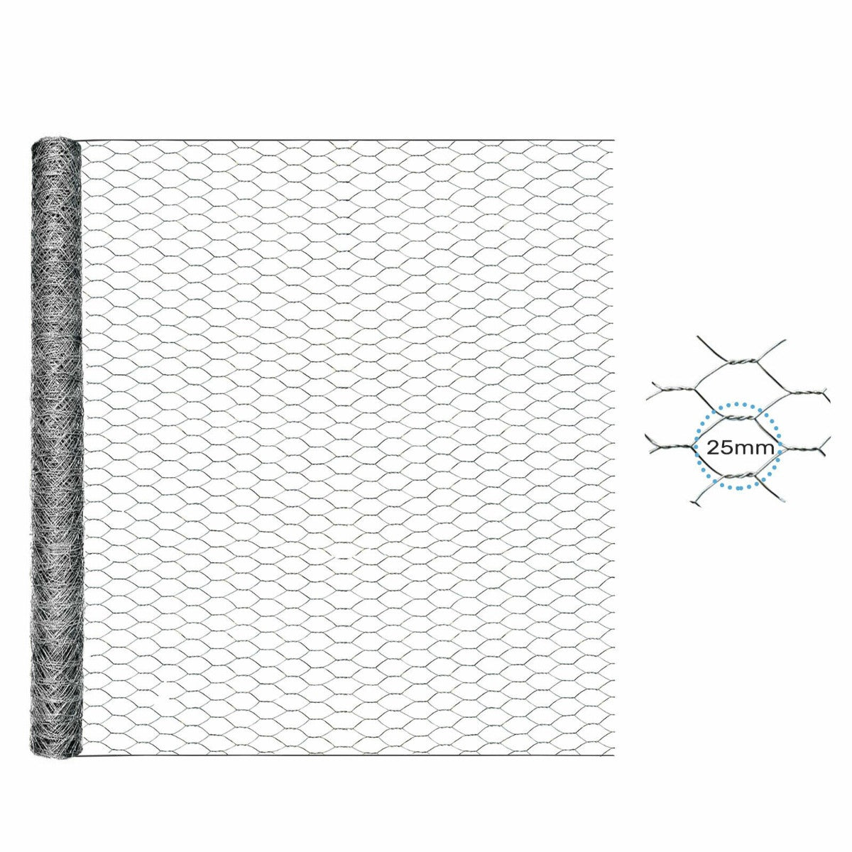 25mm Hole Galvanized Wire - WNETTC2