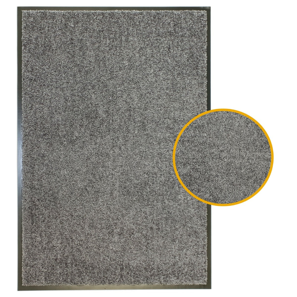 Wash & Clean 61 x180 cm Grey Dirt Trapper Barrier Mat (WC60180GR)
