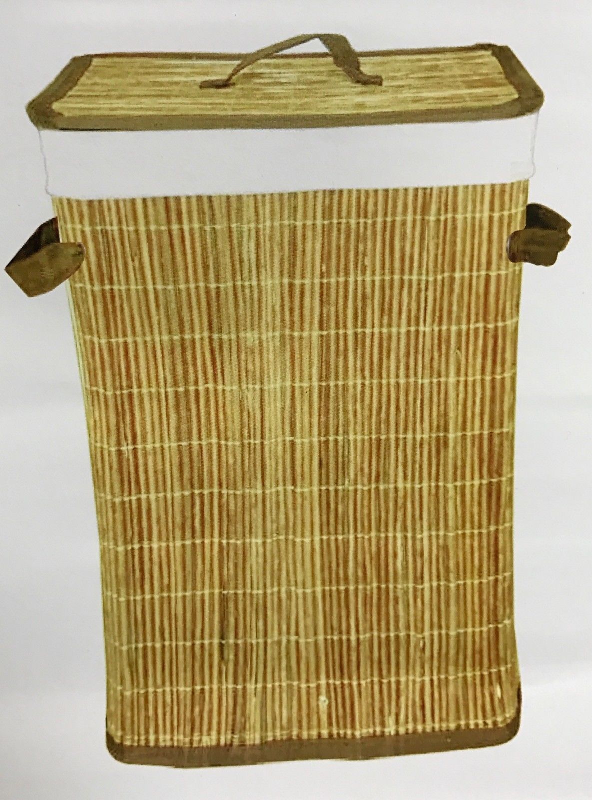 KNOCK DOWN WILLOW HAMPER NATURAL