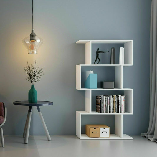 4 Cube Book Shelf -White
