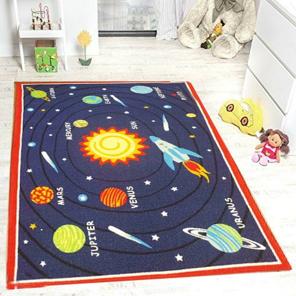 Kids Rug - PLANET Rug 100 x 165cm