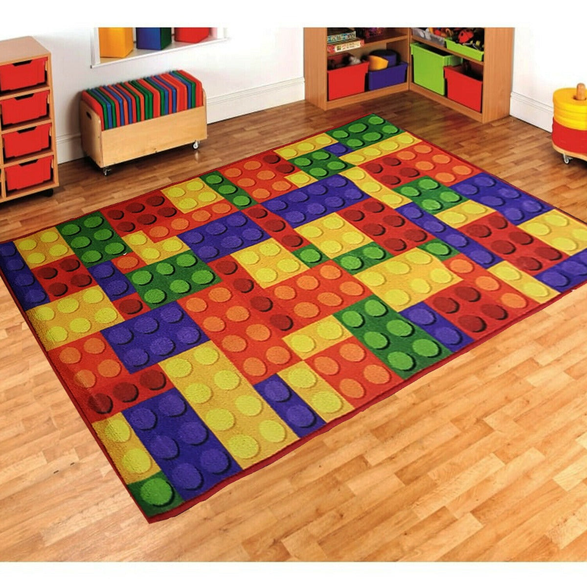Bright Blocks Kids Rugs (100 x165 cm) SI-542