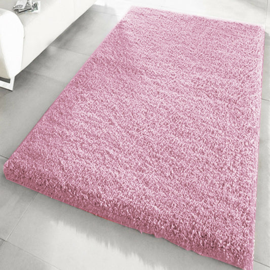 BABY PINK SHAGGY RUG 160 X 230CM(SI-SR3101)