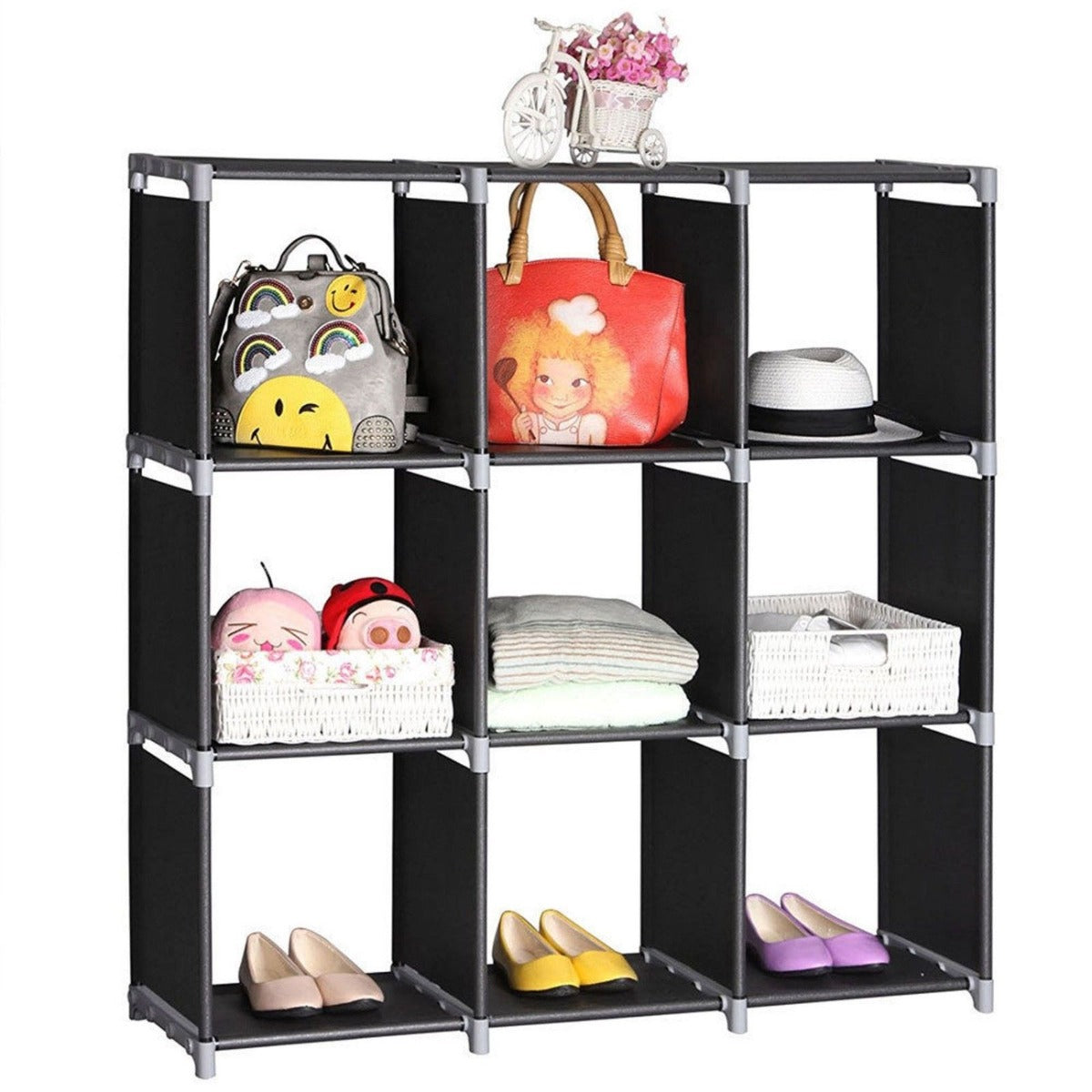 9 Compartment Book Storage Rack (SI-HH1029)