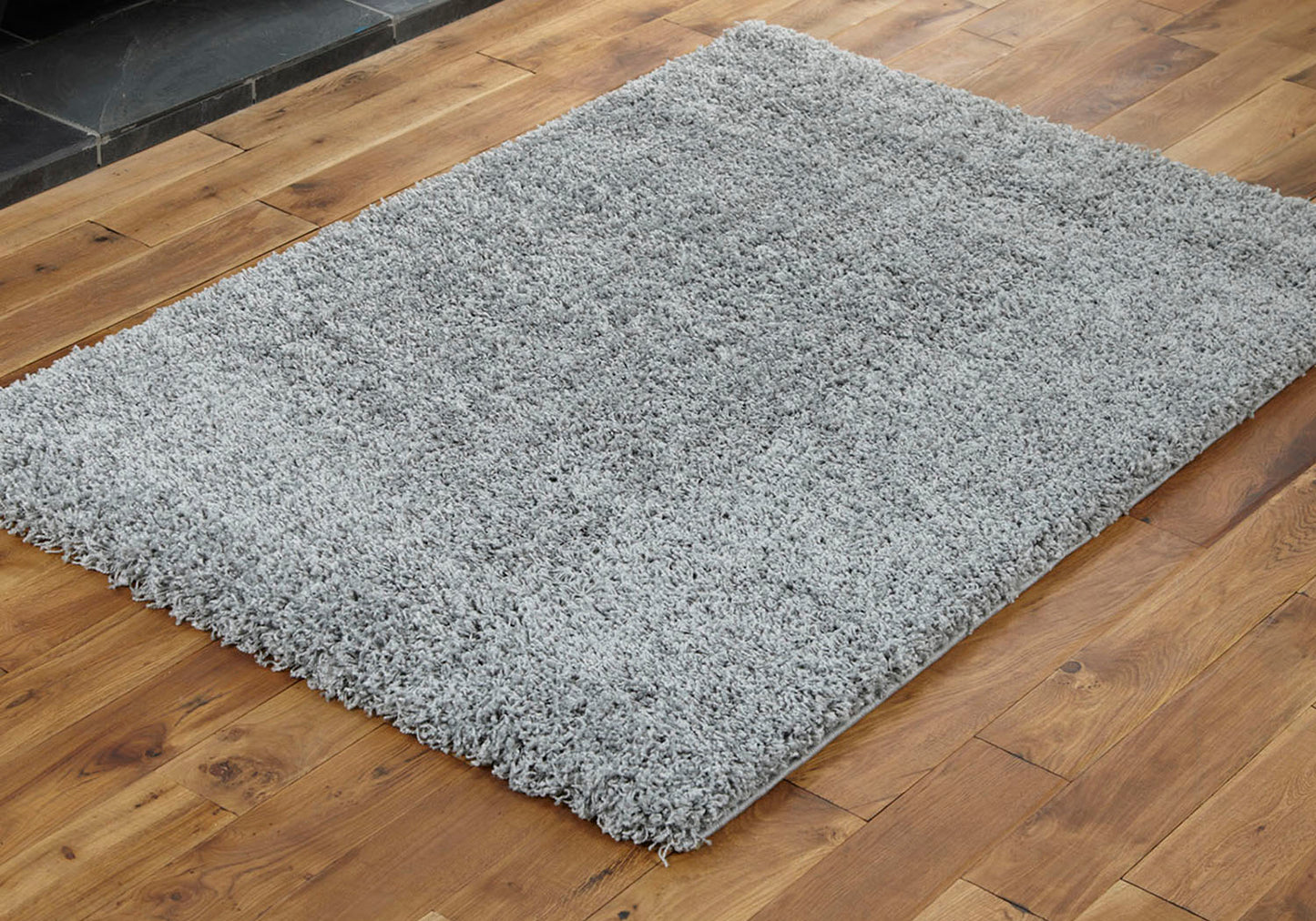 SILVER SHAGGY RUG - 60 X 110CM(SI-SR3007)
