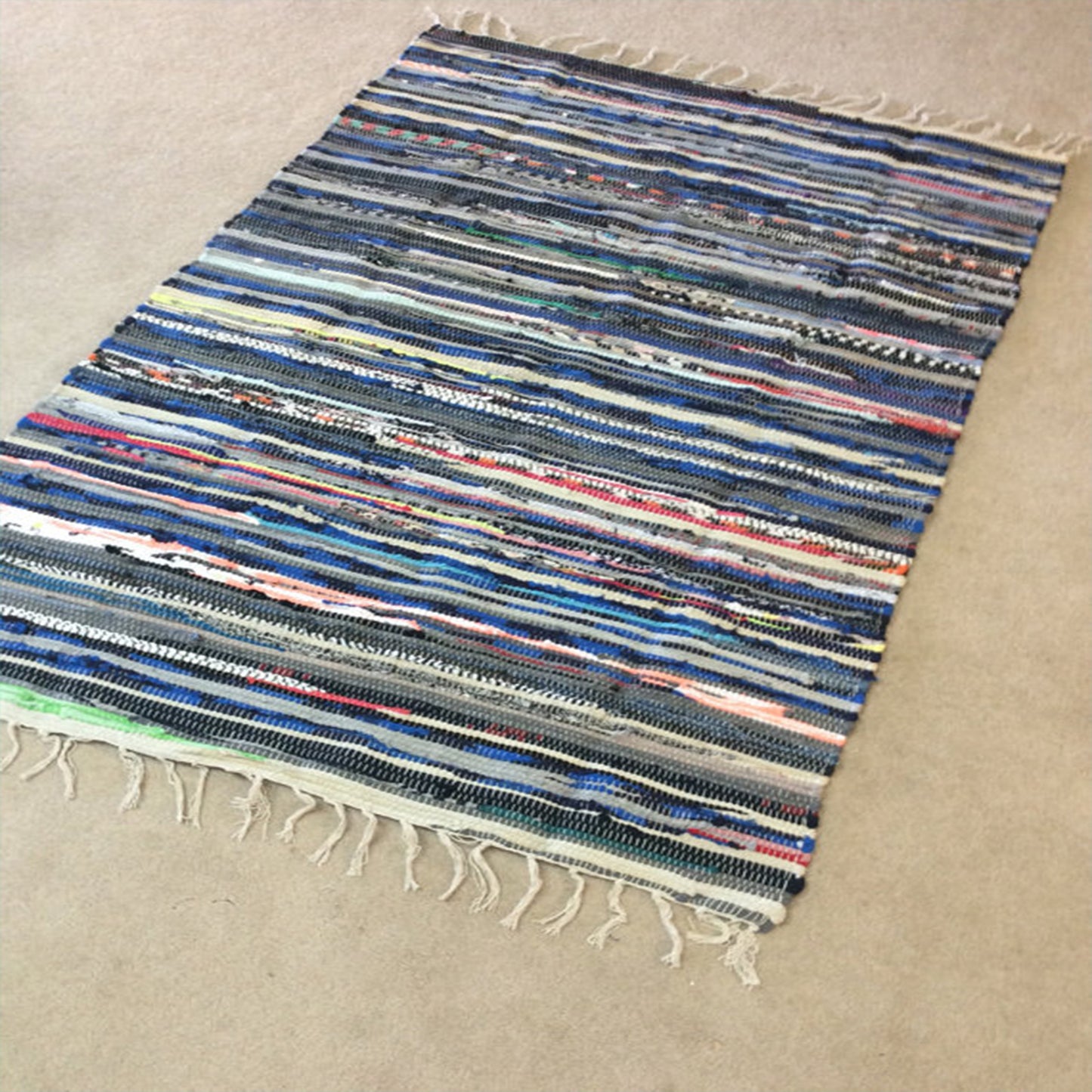 Handmade Multicolor Chindi Rag Rug 160 x 270 (SI-CR08)