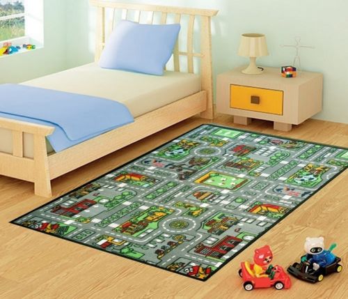 Kids Rug -  Village Road Kids Mat 80 x 120cm (SI-534)