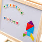 Wooden Easel with Accessory - 80cm (SIL-140)