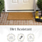 Coir Matting Natural Coir Entrance Door Mat Indoor Outdoor - Non-Slip Doormat with thick Bristle & Heavy Duty Rubber Back (60 X 100 CM)