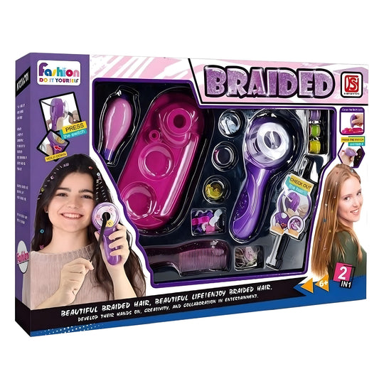 Automatic Hair Styling Tool – Easy Twist Braider Kids DIY Electric Machine Toy