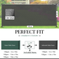 Anthracite Fabric Fence 90gsm - 1.5m x 10m