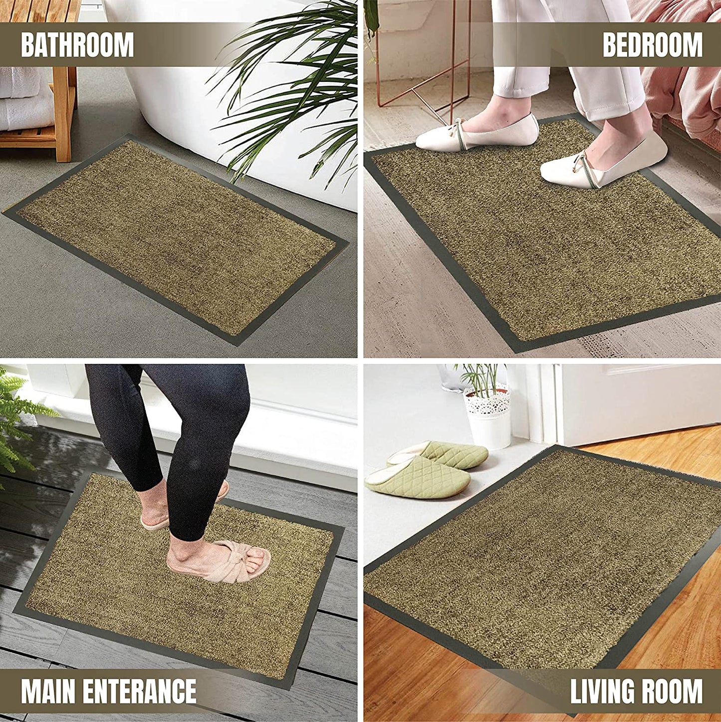 Wash and Clean Barrier Mat 60x120 Brown (WC60X120BR)