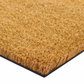 Coir Matting Natural Coir Entrance Door Mat Indoor Outdoor - Non-Slip Doormat with thick Bristle & Heavy Duty Rubber Back (100 X 125 CM))