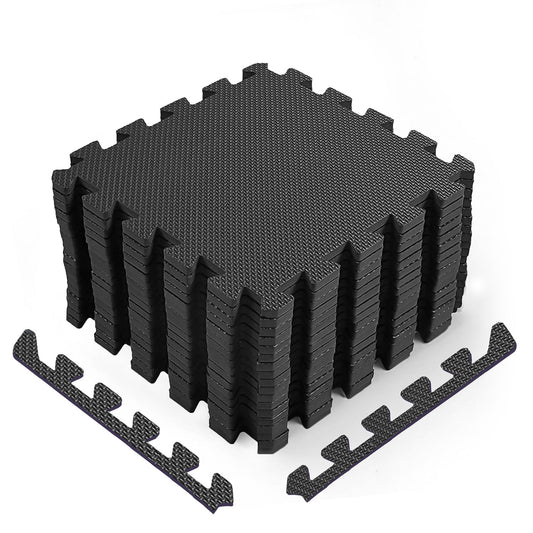 10PCS EVA FOAM MATS 30 X 30 BLACK