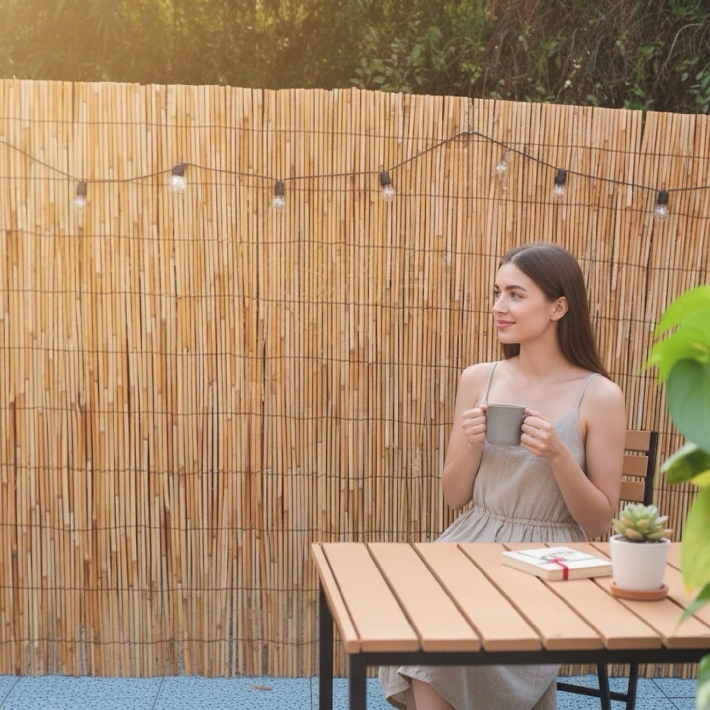 High Quality Peeled Reed Fence-1.5m x3m (SI-HH1082)