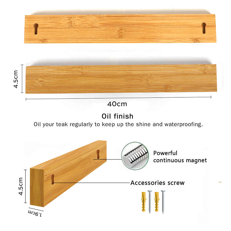 Bamboo Knife Holder 40cm