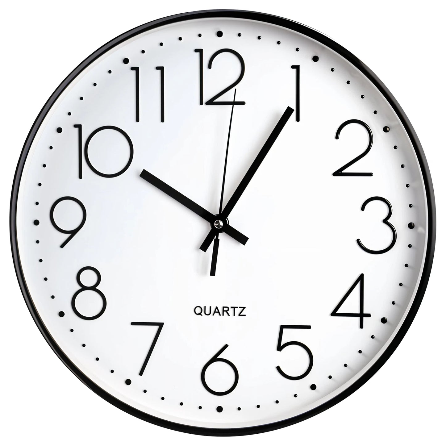 Classic wall clock 10 Inches - Black