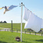 2.6m Heavy Duty Galvanized Clothes Pole