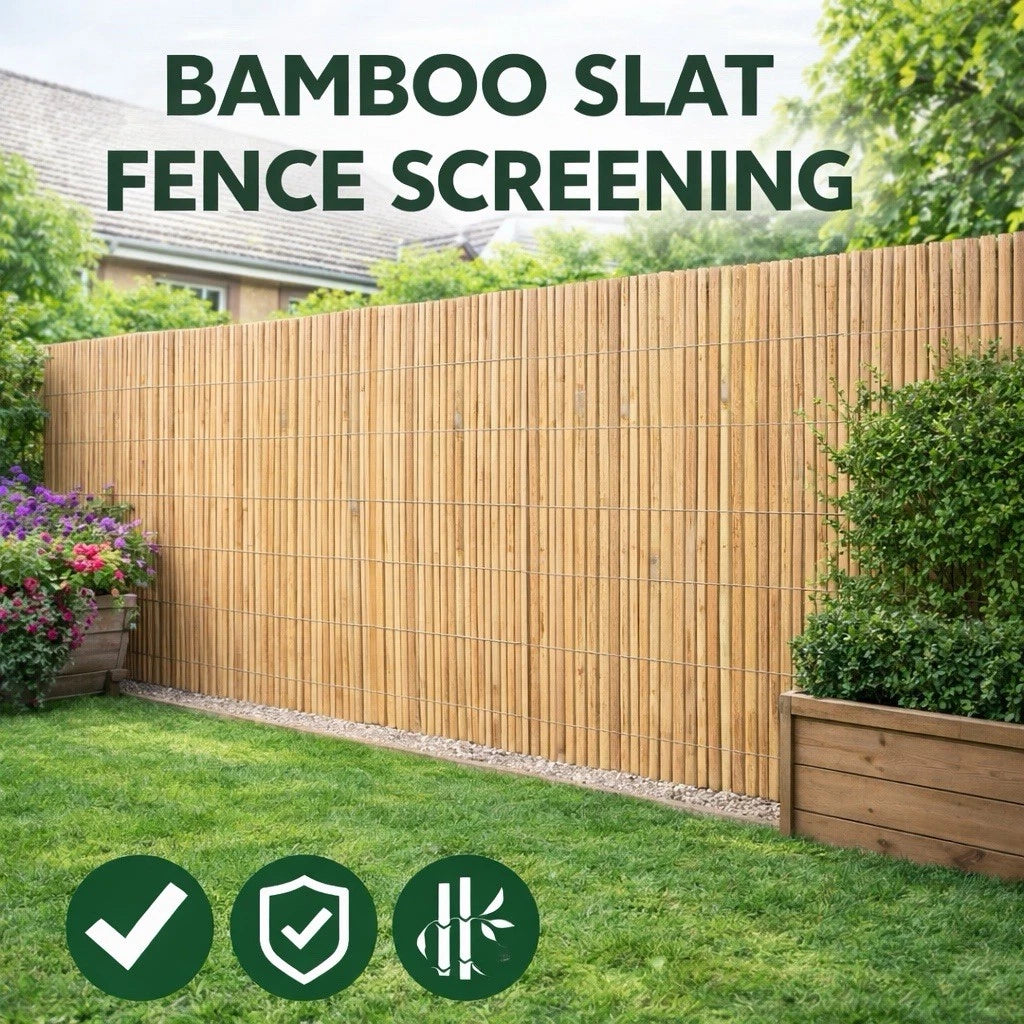 Bamboo Slat Screening Fence -1M X 4M (SI-HH1010)