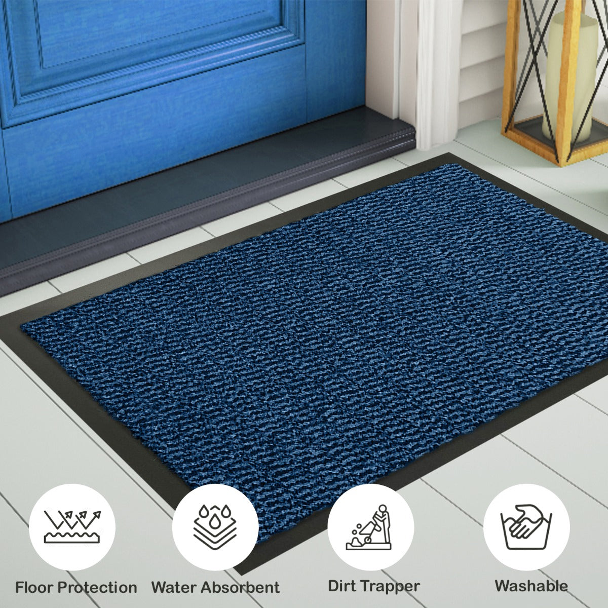 Blue Barrier Door Mat 80x180cm