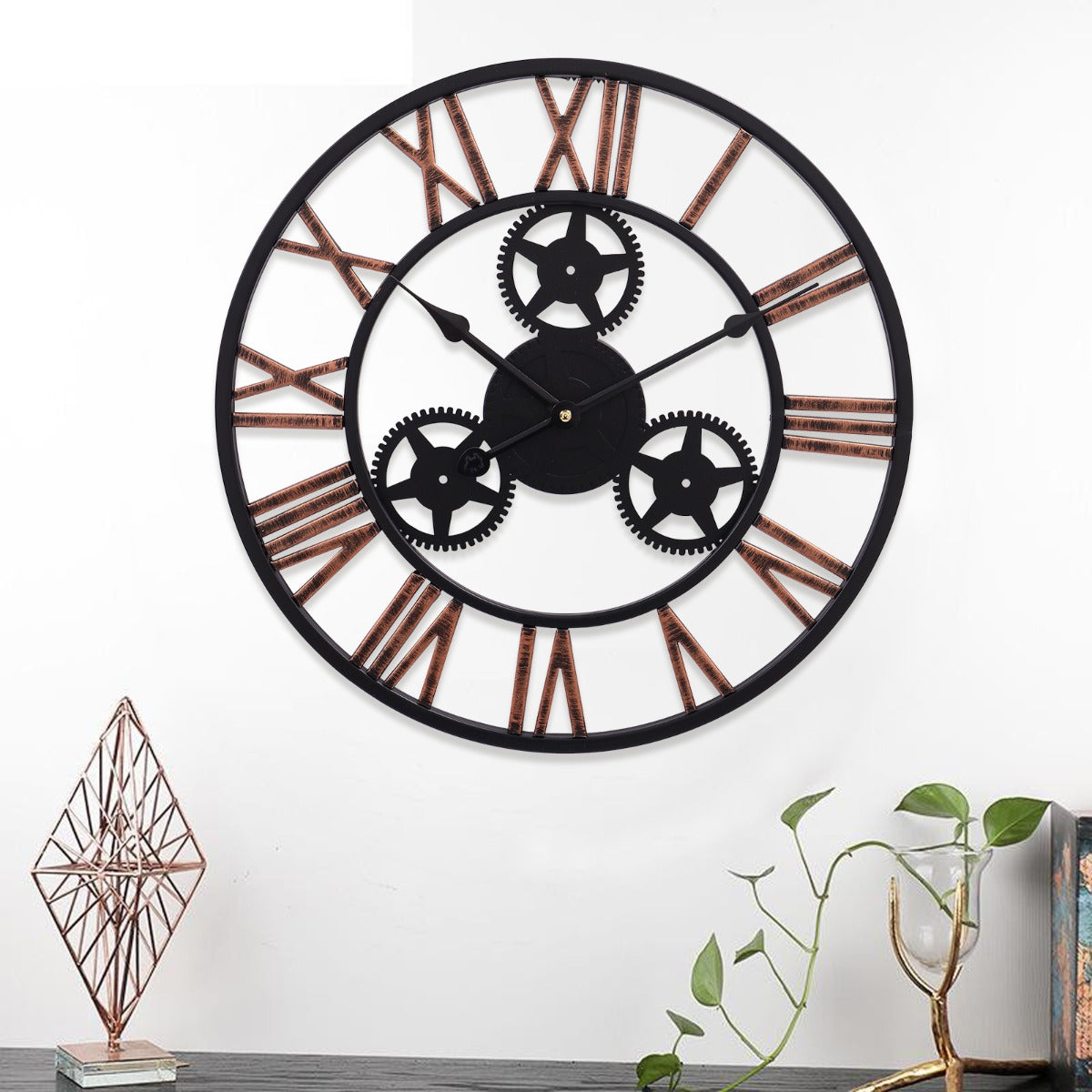 58cm Mechanism Wall Mounted Roman Clock (SIL-320)