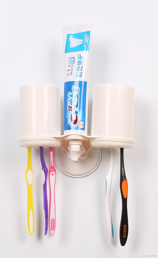 Tooth Brush Toothpaste Holder Tumbler