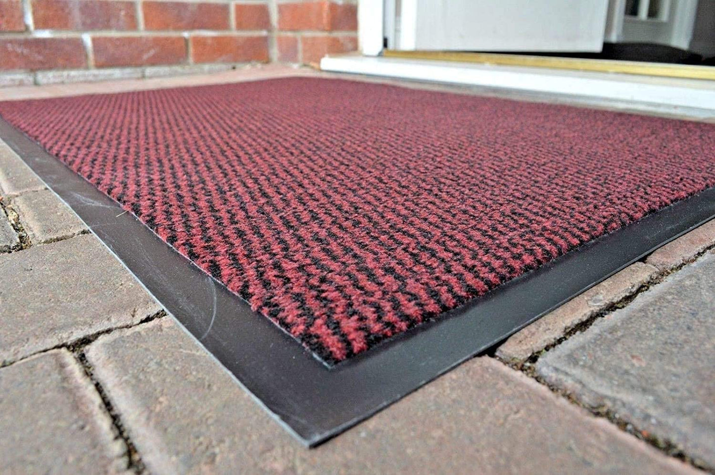 Red Barrier Door Mat 50x80cm