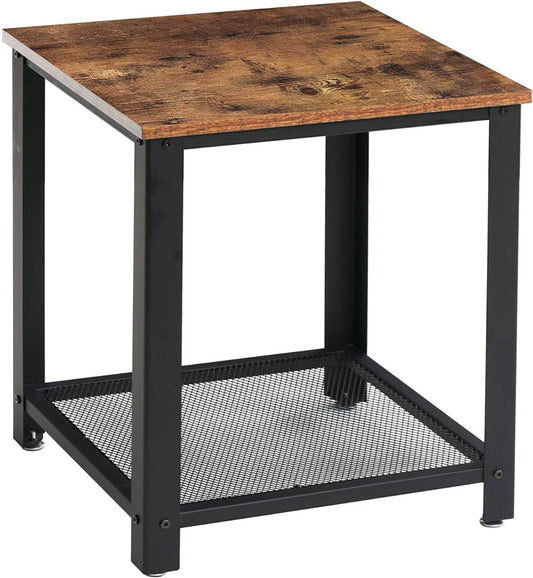 Side Table Rustic Brown