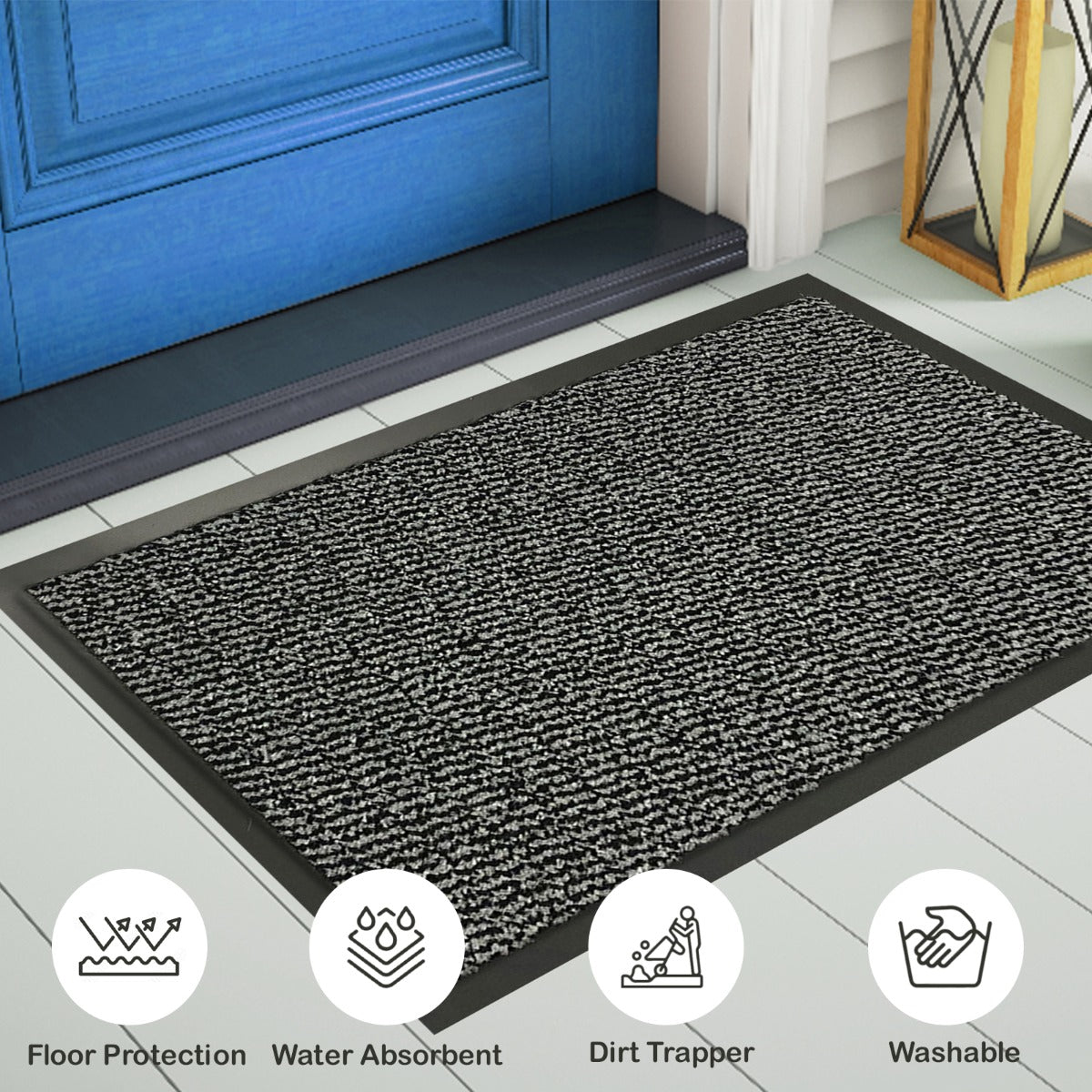 Grey Barrier Mat 80 x 160cm