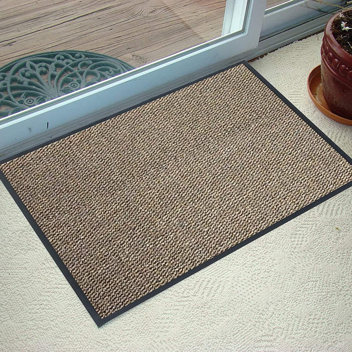 Brown Barrier Door Mat