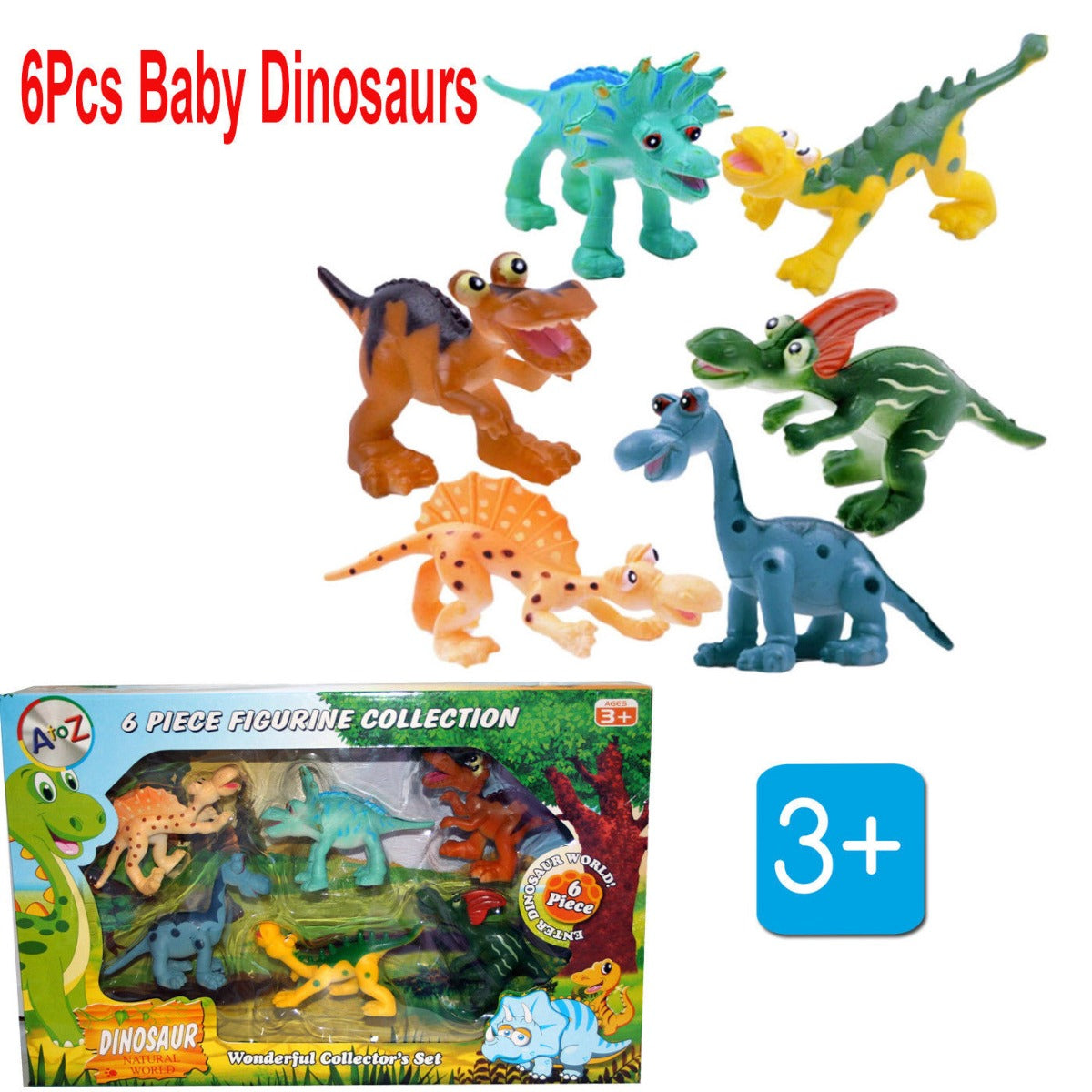 BABY DINOSAURS 6PCS