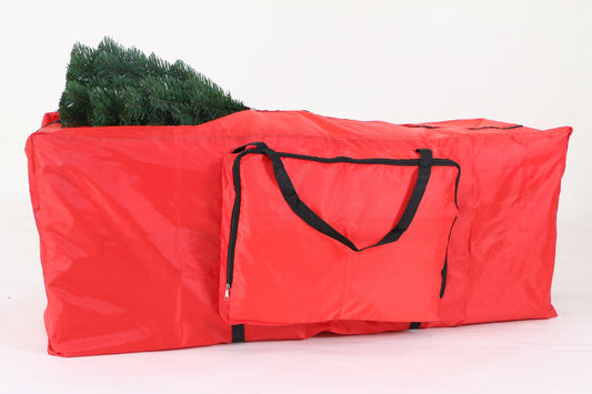 Red Tree Storage Bag with one Side Pocket
