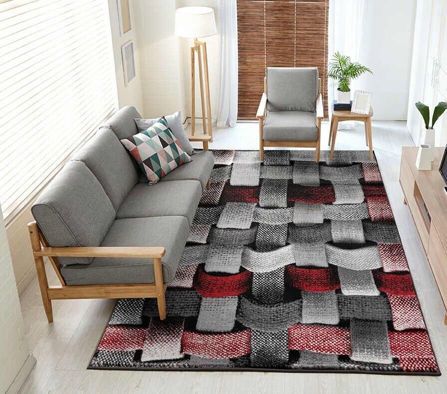 Red 3D Design Carpet 160*220(3474N)