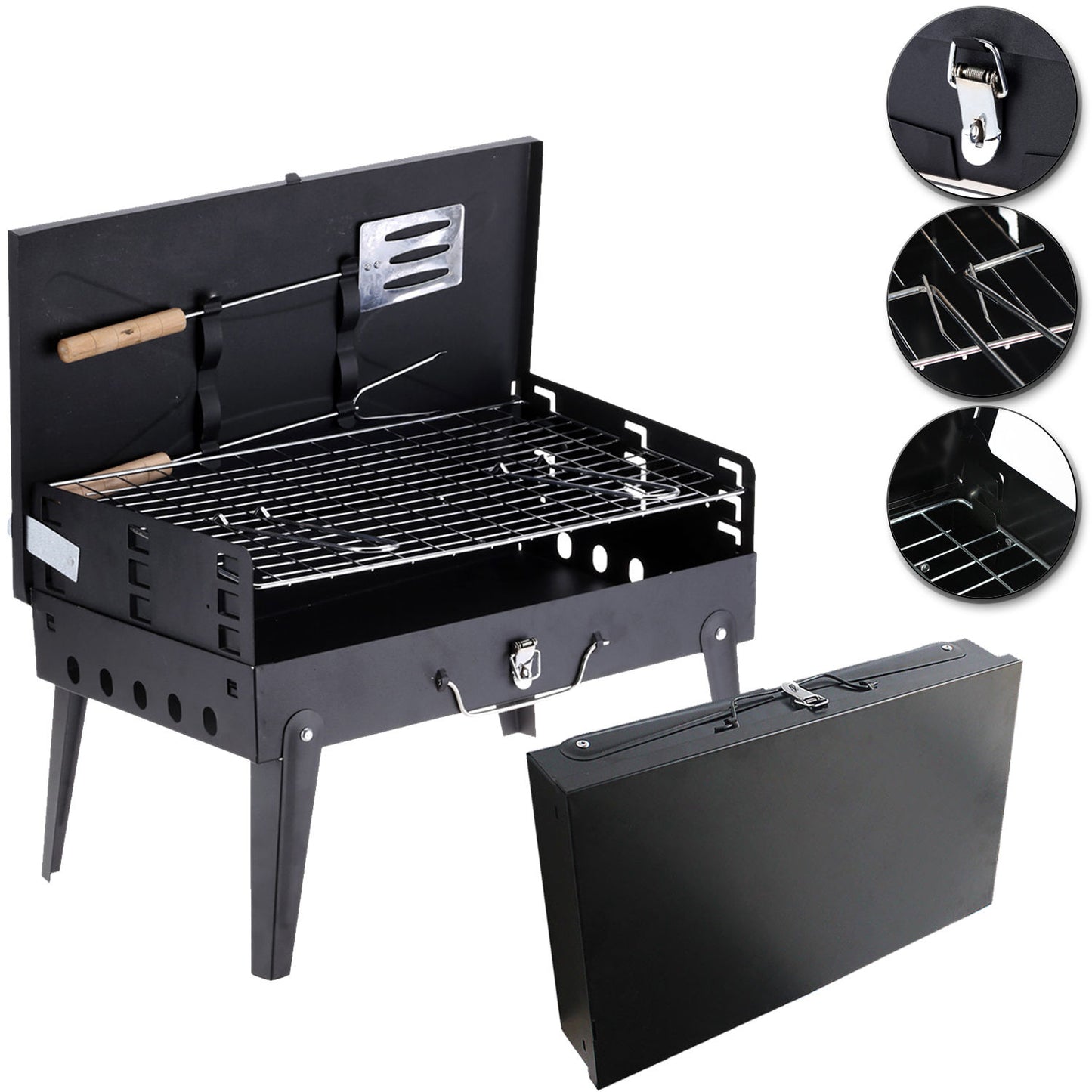 Folding BBQ set (SIL-143)