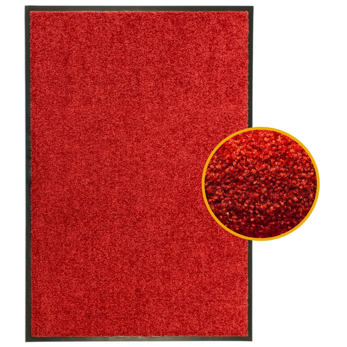 Wash & Clean 61 x 180 Dark Red Dirt Trapper Barrier Mat (WC60180DR)