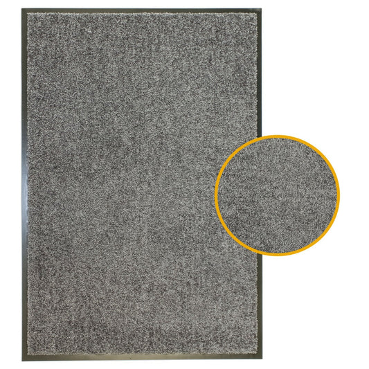 Wash & Clean 61 x180 cm Grey Dirt Trapper Barrier Mat (WC60180GR)