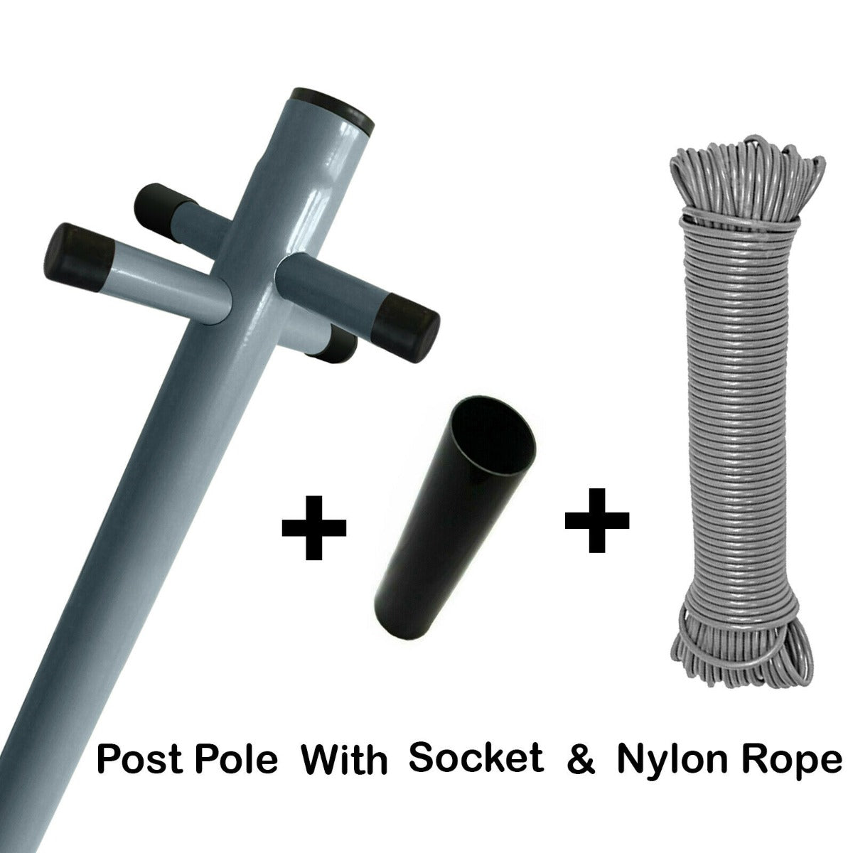 2pc  Clothes Pole with 60M Clothes Line