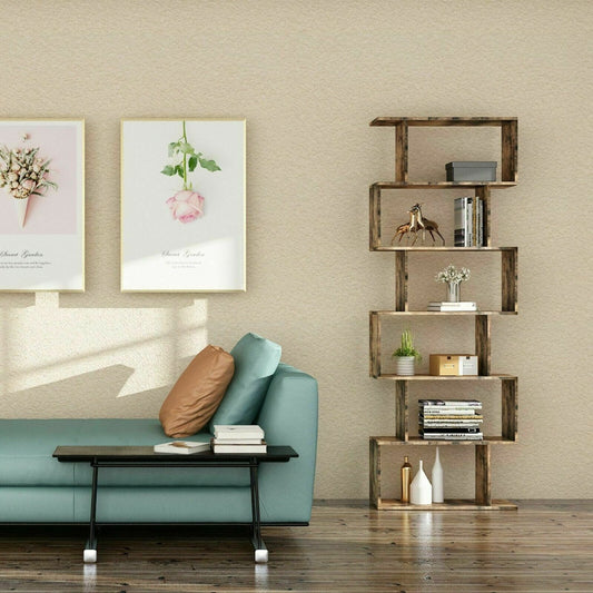 6 Cube Book Shelf -Walnut