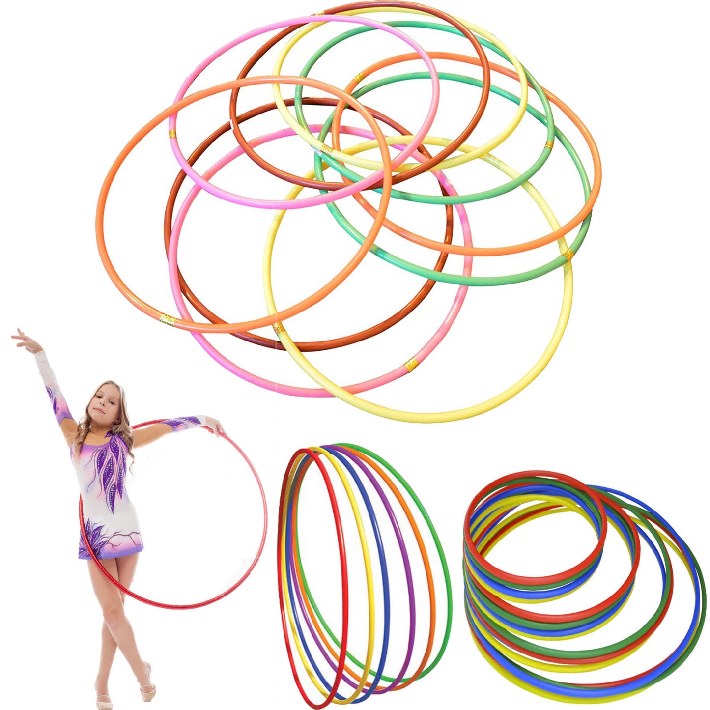 HULA HOOPS SMALL 55CM PURE COLOUR