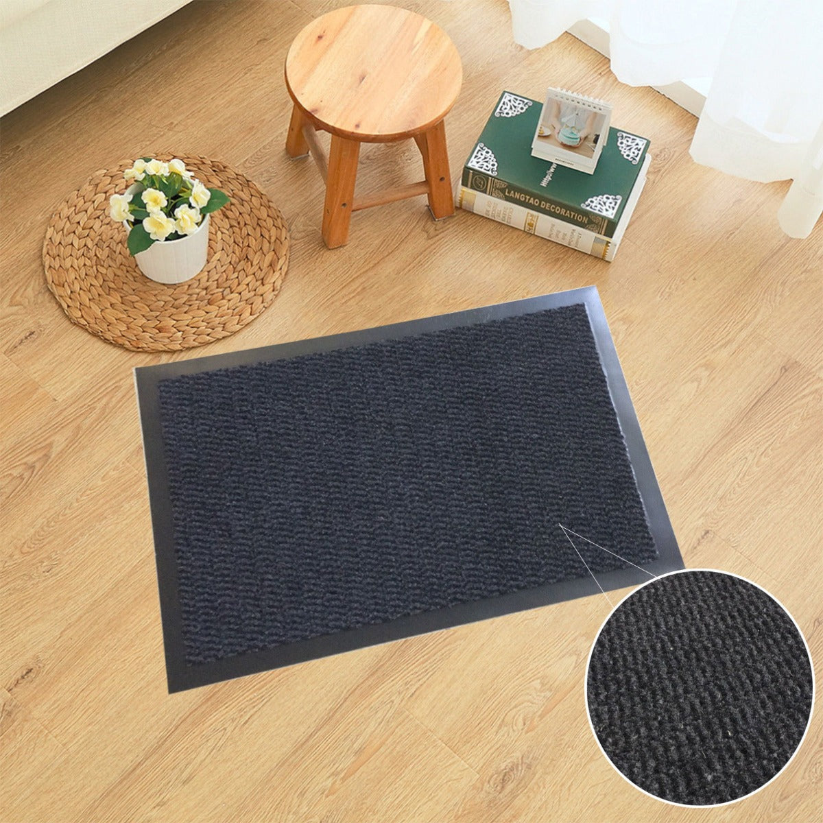 Anthracite Barrier Door Entrance Mat-90 x 120cm (BM90120-ANTH)