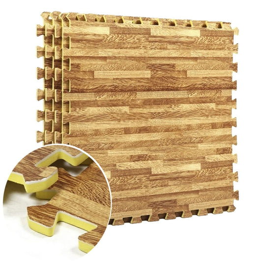 4PC Wood Effect EVA mat 60 x 60 (1 PACK OF 4)